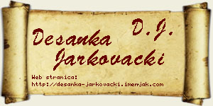 Desanka Jarkovački vizit kartica